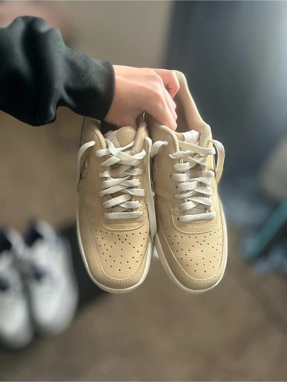 Nike Air Force 1 Low '07 LV8 Patent Camo Pink Sneakers